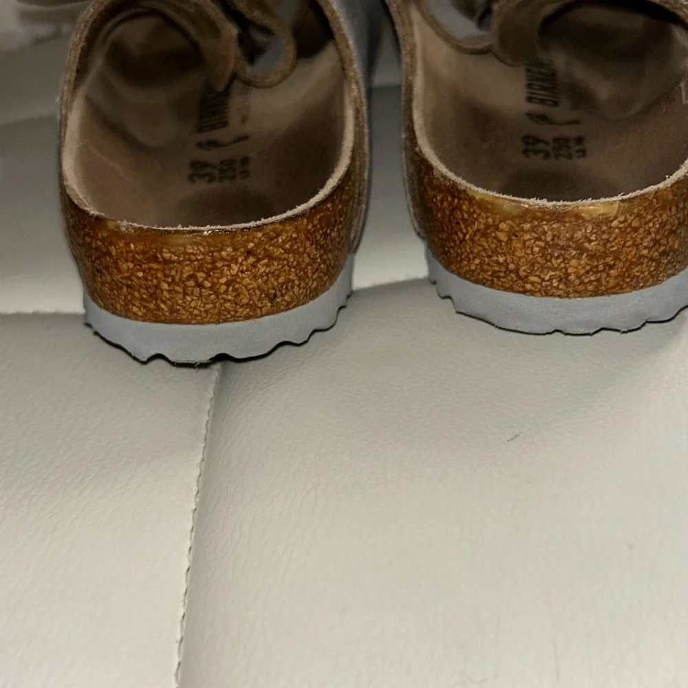 Birkenstock Metallic Gray Sandals - Picture 6 of 9